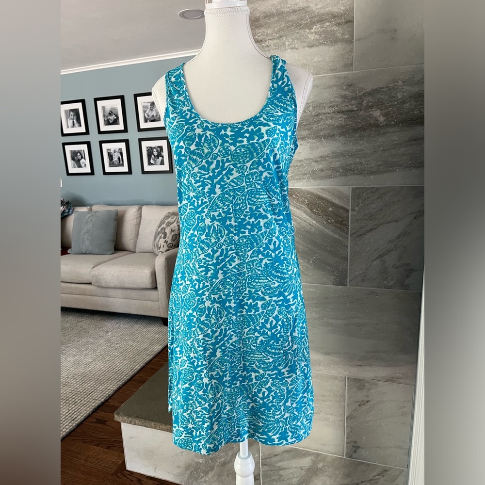 Lilly Pulitzer Cordon Blue Sailors Beach Dress. Size Small